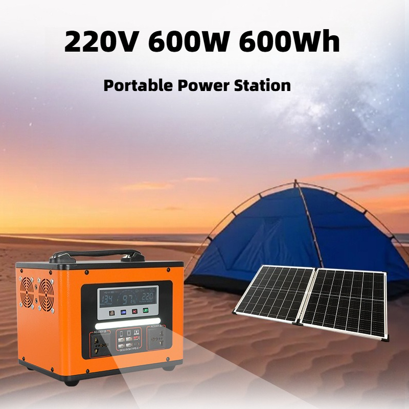 Ac Outdoor Power - Портативная электростанция 220В 600Вт для кемпинга,
