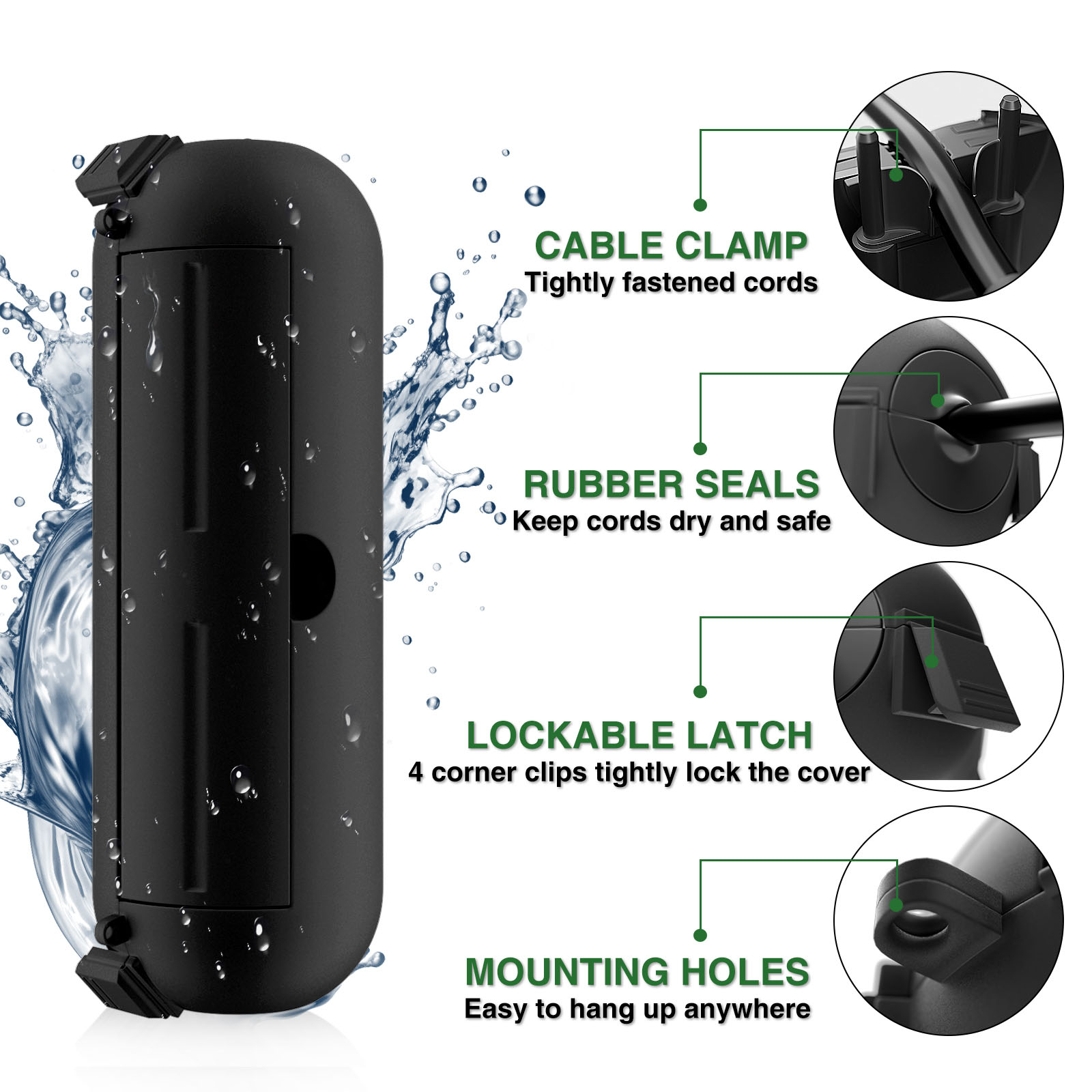 Компактный водонепроницаемый у – обзор и цена Outdoor Use Power Strip
