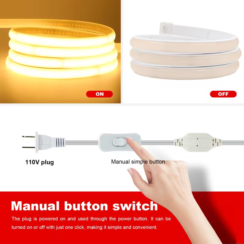 Светодиодная лента COB с высок – обзор и цена Outdoor Power Strip Weatherproof